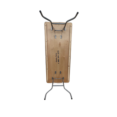 72″ Rectangle Wood Folding Banquet Table