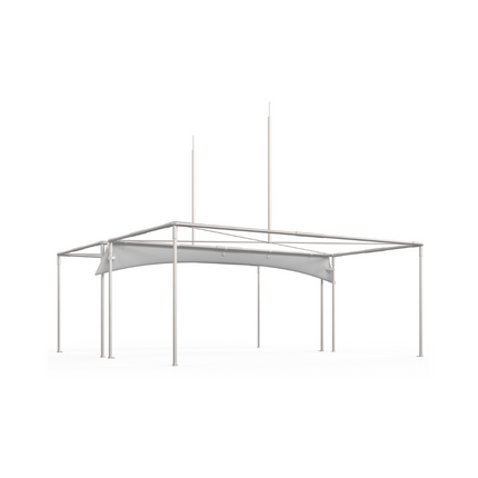 10' Rain Gutter For High Peak Frame Tent