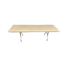 96″ Rectangle Wood Folding Banquet Table