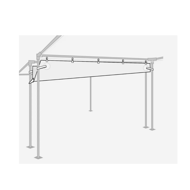 20' Rain Gutter For West Coast Frame Tent