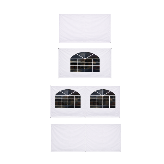 15’x20’ High Peak Frame Tent Sidewall Kit – 8’ Walls